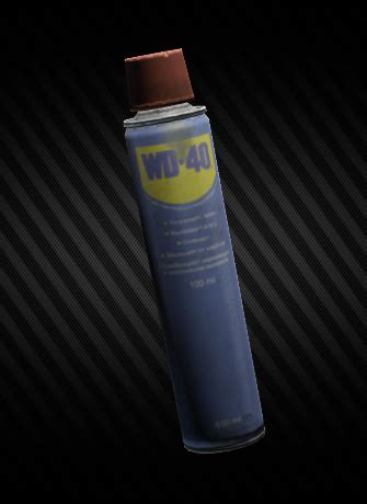 Water filter (Filter) is an item in Escape from Tarkov. A charcoal water filter used both in production in the food industry and at home. ... 4 h 56 min 40 sec ... (5L) · Crickent lighter · Dry fuel · FireKlean gun lube · Fuel conditioner · Classic matches · WD-40 (100ml) · …